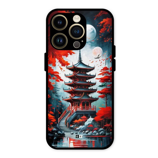 Ancient Painting Metal Back Case for iPhone 14 Pro