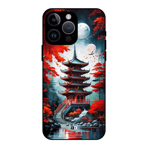 Ancient Painting Metal Back Case for iPhone 14 Pro Max