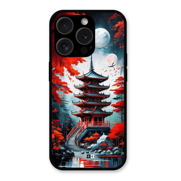 Ancient Painting Metal Back Case for iPhone 15 Pro