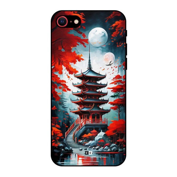 Ancient Painting Metal Back Case for iPhone SE 2020