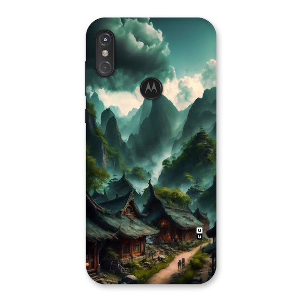 Ancient Village Back Case for Motorola One Power