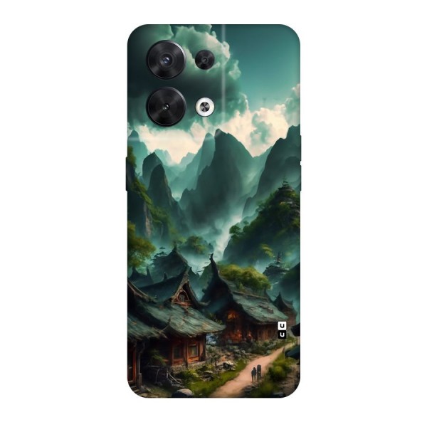 Ancient Village Back Case for Oppo Reno8 5G