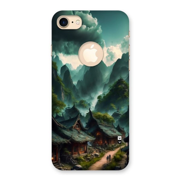 Ancient Village Back Case for iPhone 8 Logo Cut