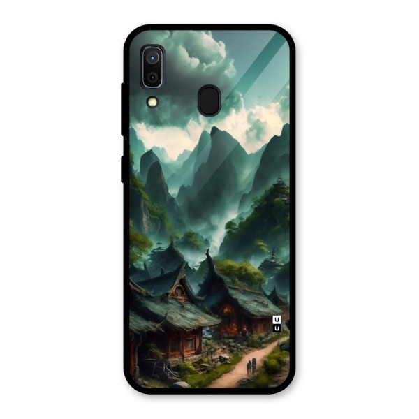 Ancient Village Glass Back Case for Galaxy A30