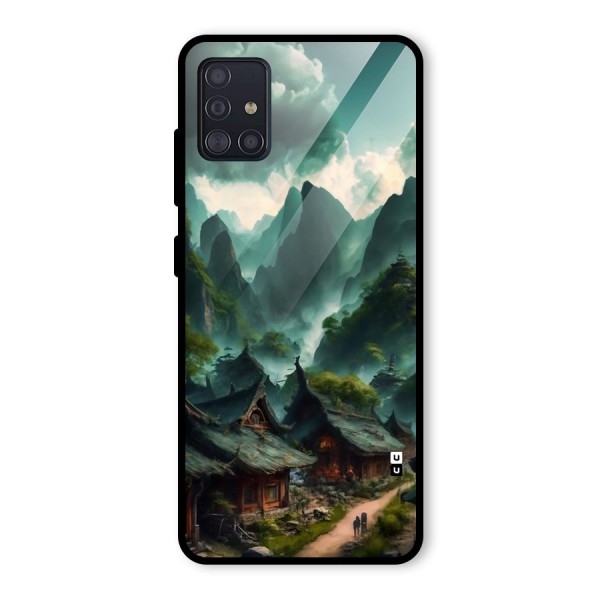 Ancient Village Glass Back Case for Galaxy A51