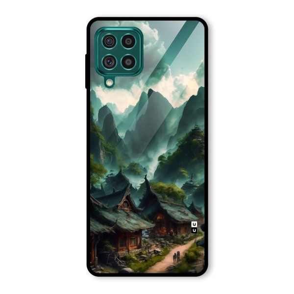 Ancient Village Glass Back Case for Galaxy F62