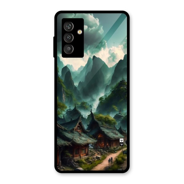 Ancient Village Glass Back Case for Galaxy M13