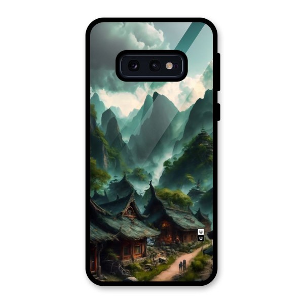 Ancient Village Glass Back Case for Galaxy S10e