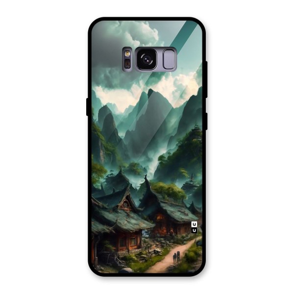 Ancient Village Glass Back Case for Galaxy S8