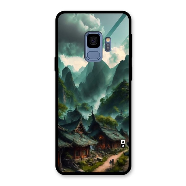 Ancient Village Glass Back Case for Galaxy S9