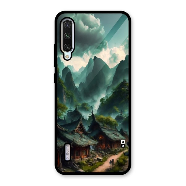 Ancient Village Glass Back Case for Mi A3