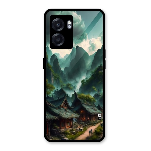 Ancient Village Glass Back Case for Oppo K10 (5G)