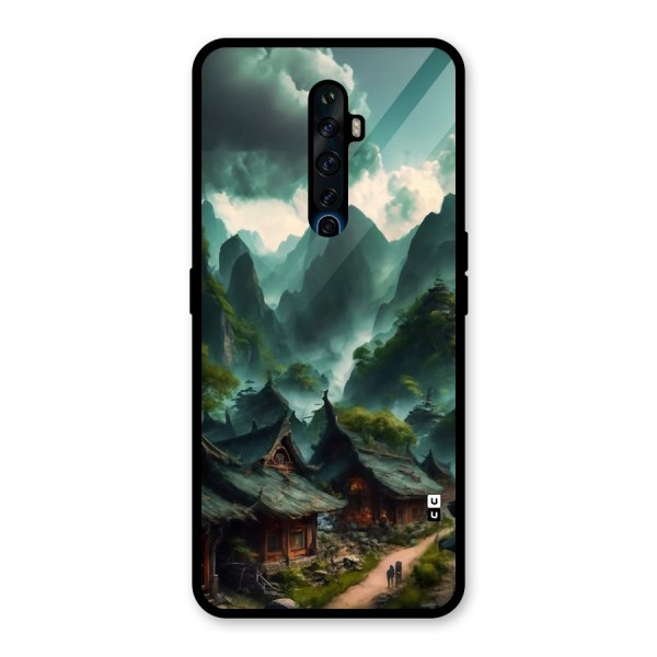 Ancient Village Glass Back Case for Oppo Reno2 Z