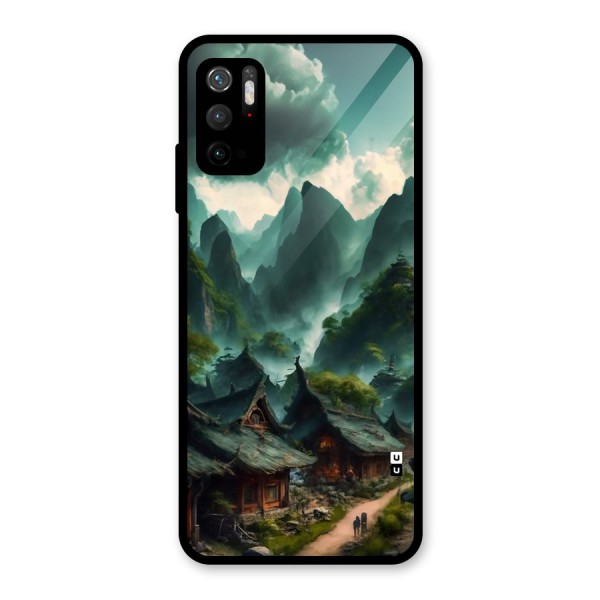 Ancient Village Glass Back Case for Poco M3 Pro 5G