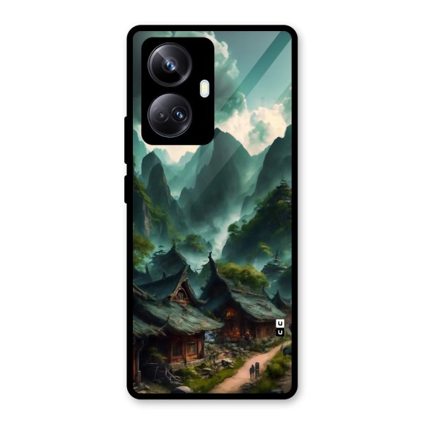 Ancient Village Glass Back Case for Realme 10 Pro Plus