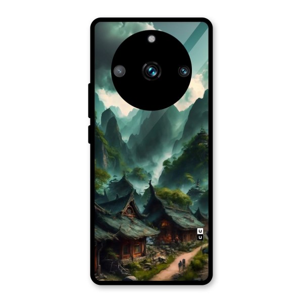 Ancient Village Glass Back Case for Realme 11 Pro