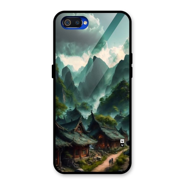 Ancient Village Glass Back Case for Realme C2