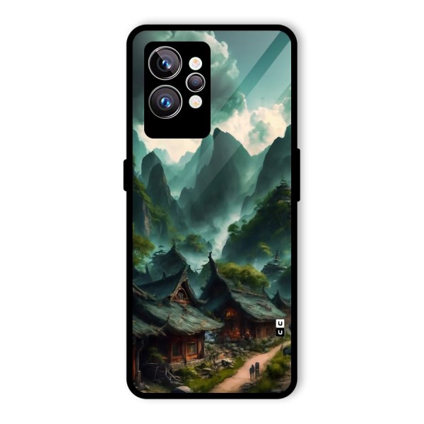 Ancient Village Glass Back Case for Realme GT2 Pro