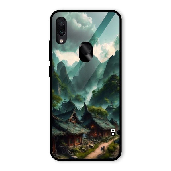 Ancient Village Glass Back Case for Redmi Note 7