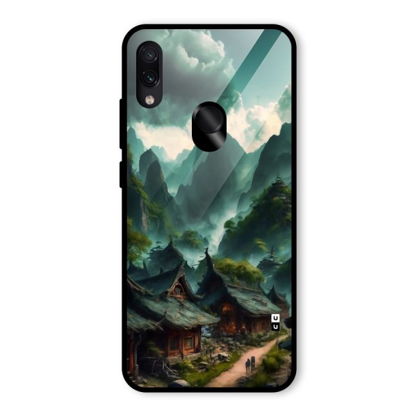 Ancient Village Glass Back Case for Redmi Note 7S