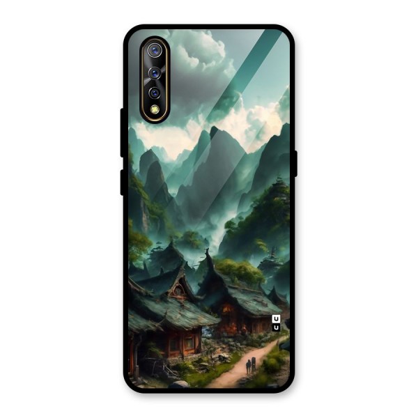 Ancient Village Glass Back Case for Vivo Z1x