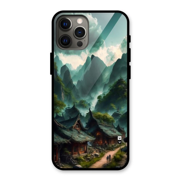 Ancient Village Glass Back Case for iPhone 12 Pro Max