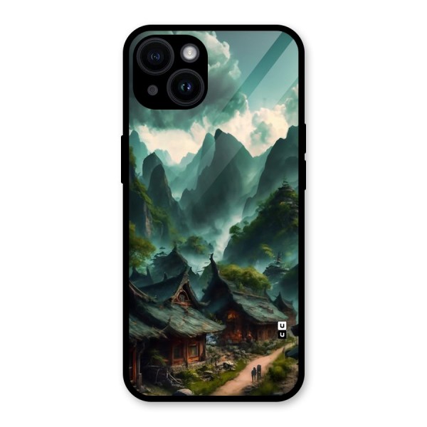 Ancient Village Glass Back Case for iPhone 14