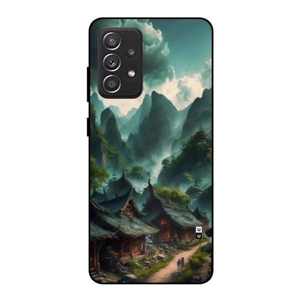 Ancient Village Metal Back Case for Galaxy A52