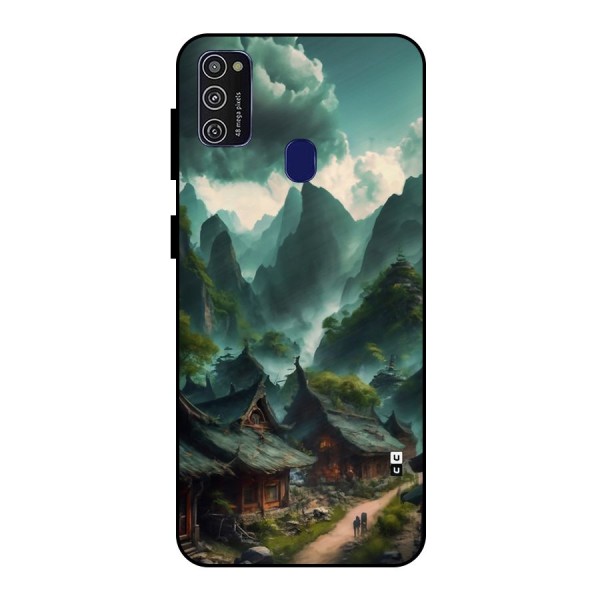 Ancient Village Metal Back Case for Galaxy M30s