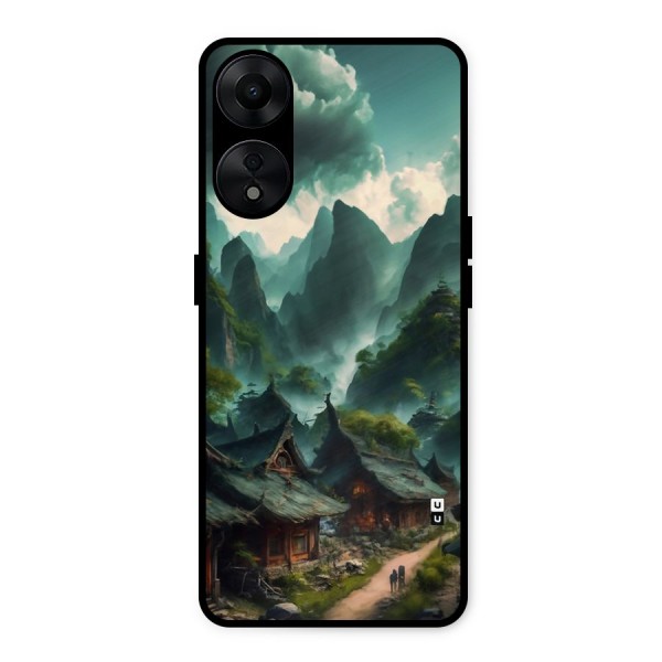 Ancient Village Metal Back Case for Oppo A78 5G