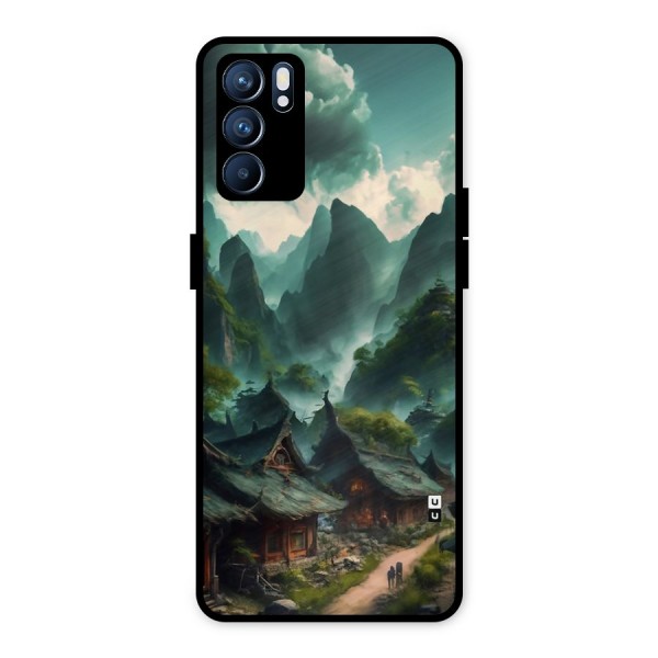 Ancient Village Metal Back Case for Oppo Reno6 5G