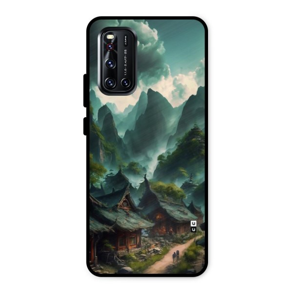 Ancient Village Metal Back Case for Vivo V19