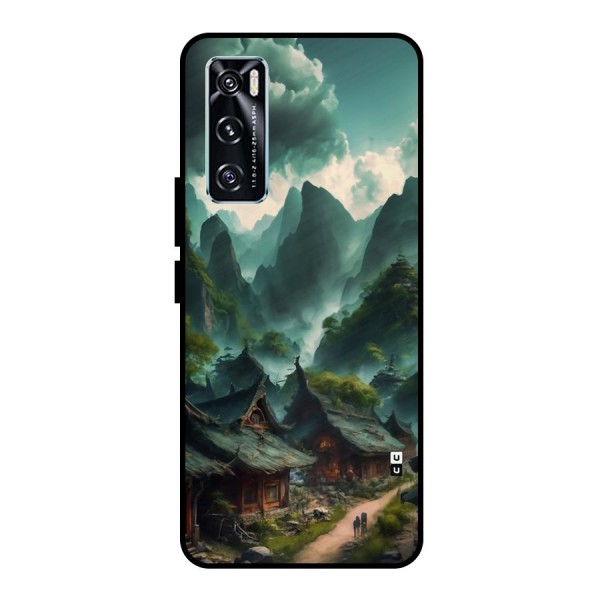 Ancient Village Metal Back Case for Vivo V20 SE