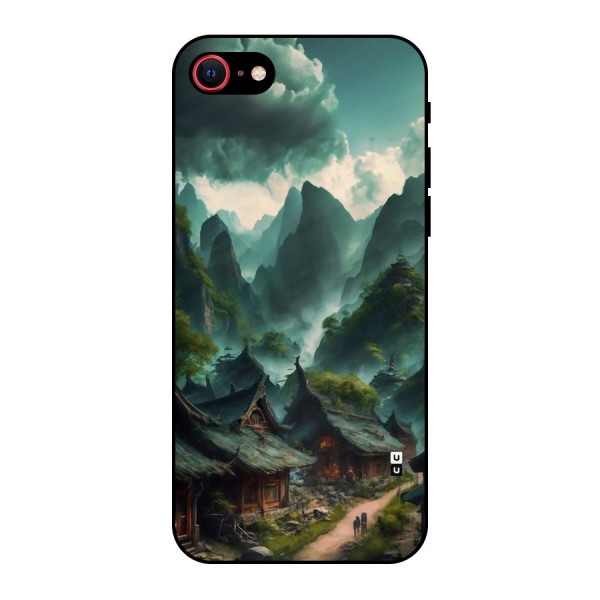 Ancient Village Metal Back Case for iPhone 8