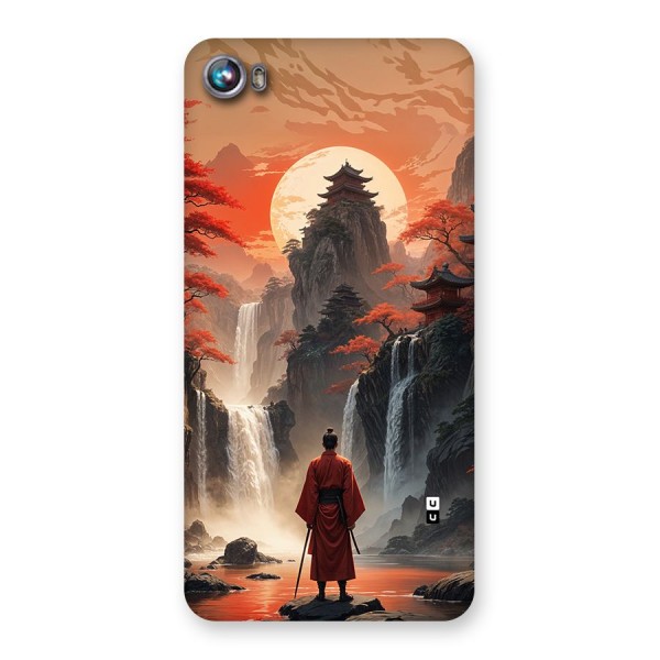 Ancient Waterfall Back Case for Canvas Fire 4 (A107)