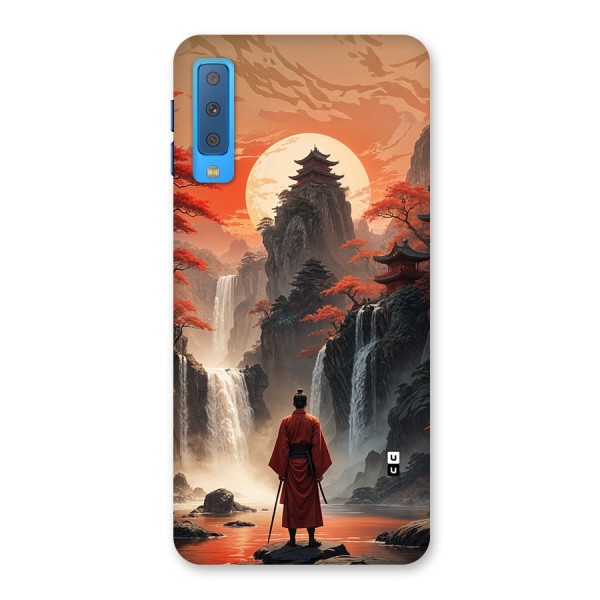 Ancient Waterfall Back Case for Galaxy A7 (2018)