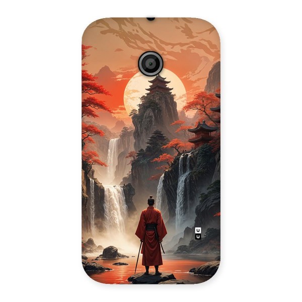 Ancient Waterfall Back Case for Moto E