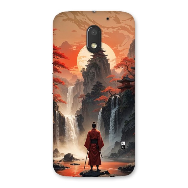 Ancient Waterfall Back Case for Moto E3 Power