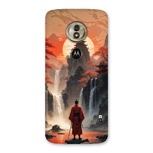 Ancient Waterfall Back Case for Moto G6 Play