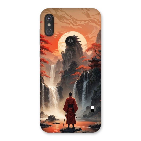 Ancient Waterfall Back Case for Motorola One Power