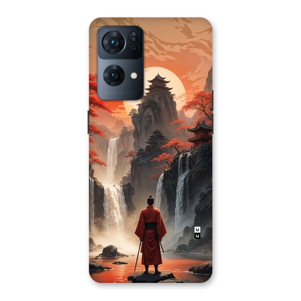 Ancient Waterfall Back Case for Oppo Reno7 Pro 5G