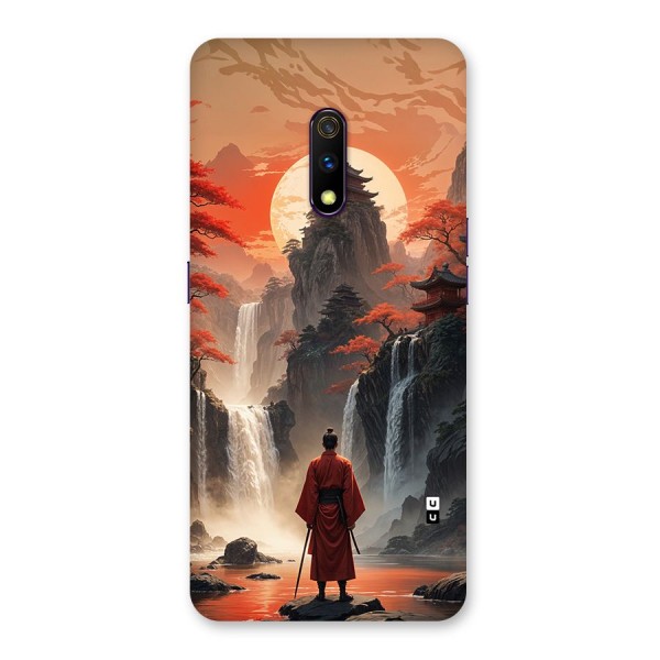 Ancient Waterfall Back Case for Realme X