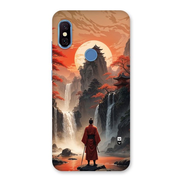 Ancient Waterfall Back Case for Redmi Note 6 Pro