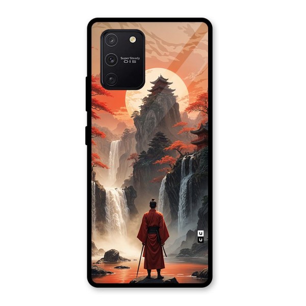 Ancient Waterfall Glass Back Case for Galaxy S10 Lite