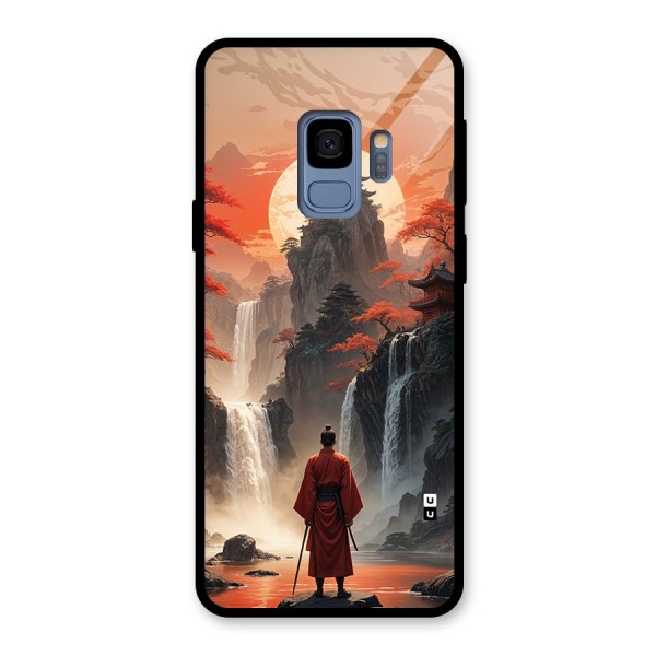 Ancient Waterfall Glass Back Case for Galaxy S9