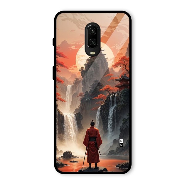 Ancient Waterfall Glass Back Case for OnePlus 6T