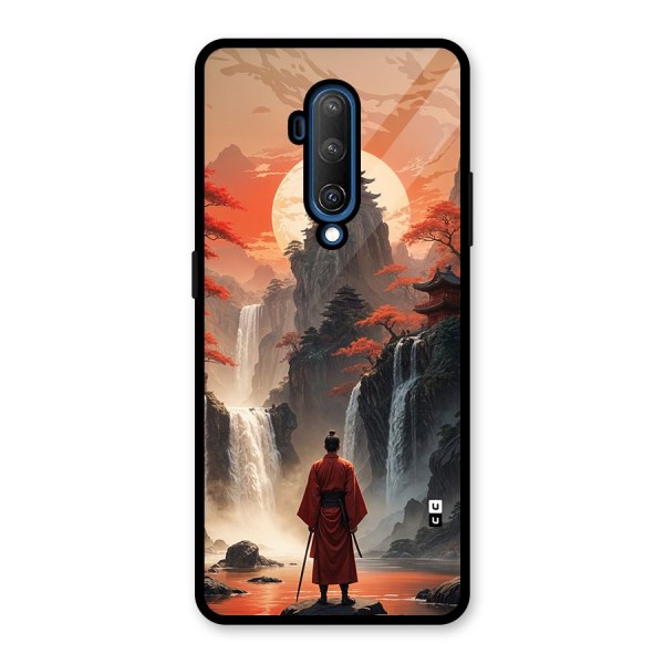 Ancient Waterfall Glass Back Case for OnePlus 7T Pro