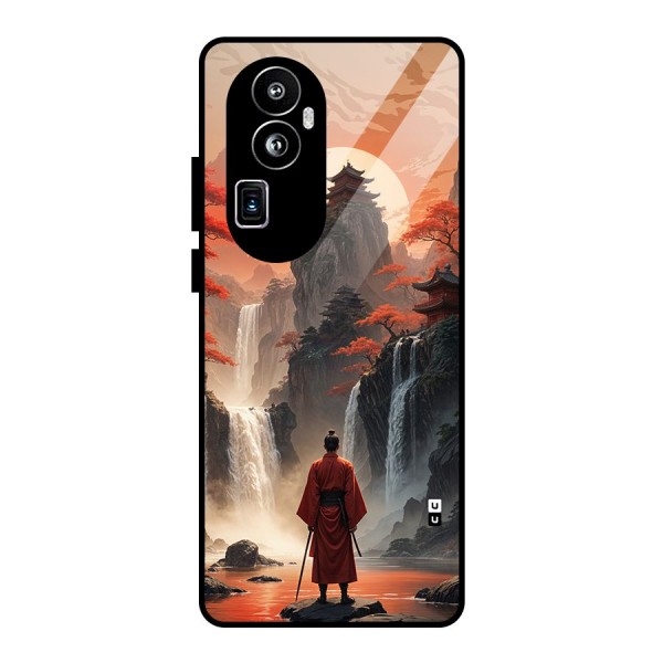 Ancient Waterfall Glass Back Case for Oppo Reno10 Pro Plus