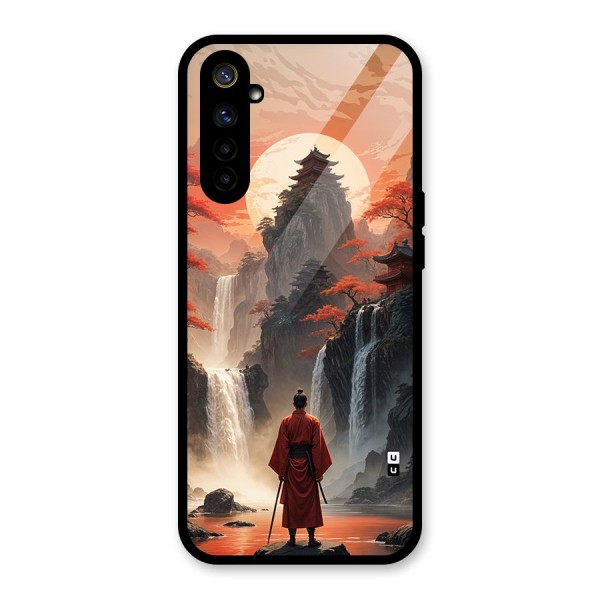 Ancient Waterfall Glass Back Case for Realme 6