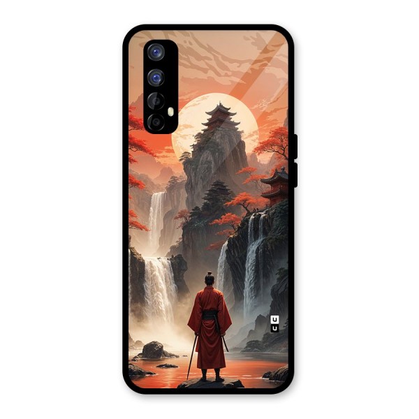 Ancient Waterfall Glass Back Case for Realme 7